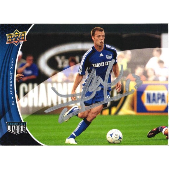 Jack Jewsbury Kansas City Wizards SIGNED Upper Deck 2010 #86 Soccer Card - Picture 1 of 2